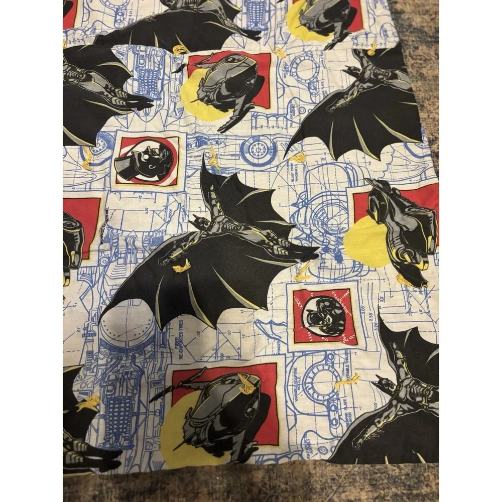 Batman Returns‎ Blanket QuiltDC Comics Catwoman Penguin  VTG 1992 43